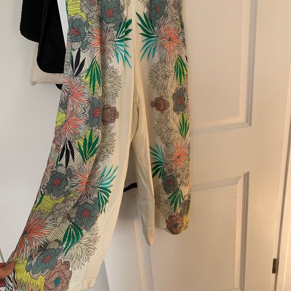 Corey Lynn Calter Anthropologie Bloome Floral Jumpsuit size 0 - Picture 6 of 7